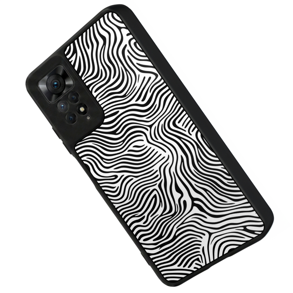 Xiaomi Redmi Note 11 Pro Uyumlu Çizgi Sanatı Tasarımlı Glossy Premium Kılıf