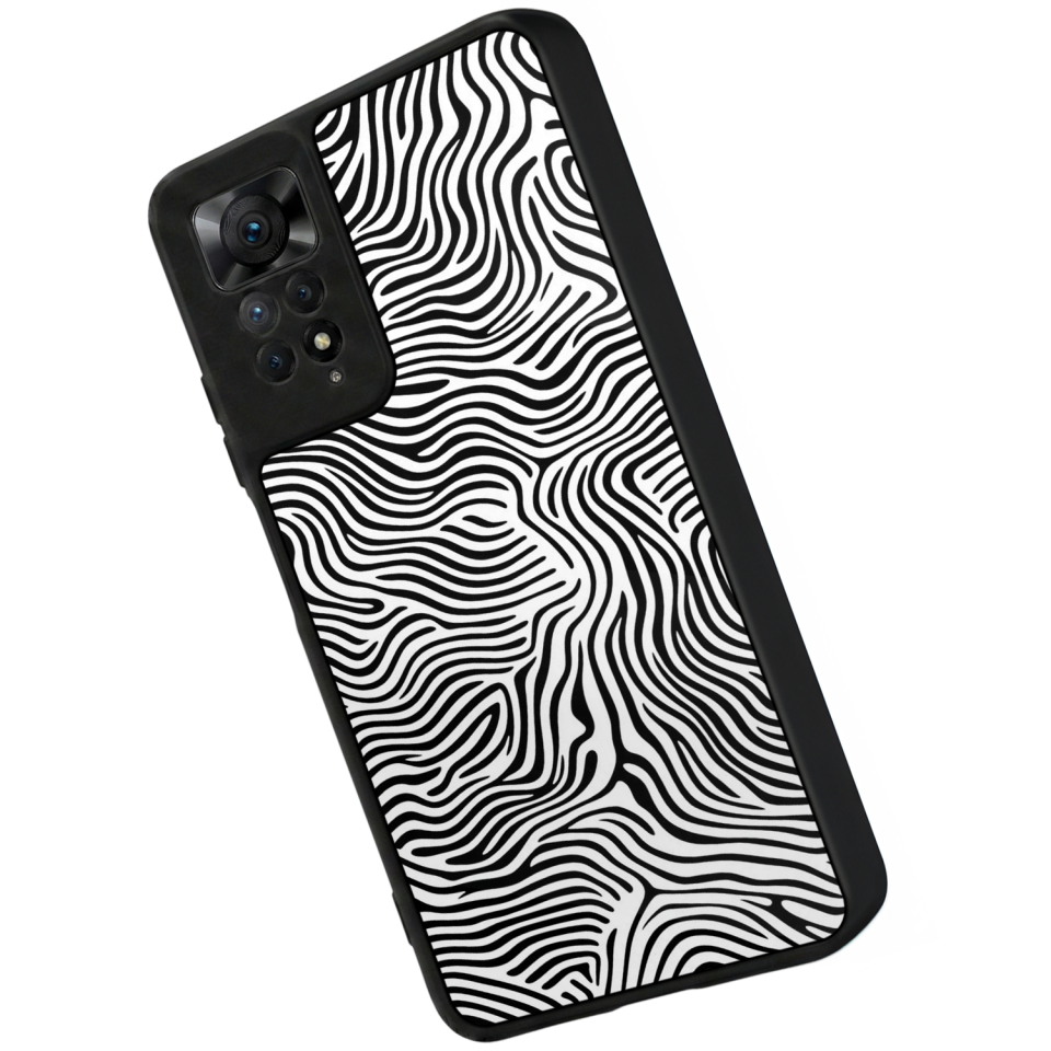 Xiaomi Redmi Note 11 Pro Uyumlu Çizgi Sanatı Tasarımlı Glossy Premium Kılıf