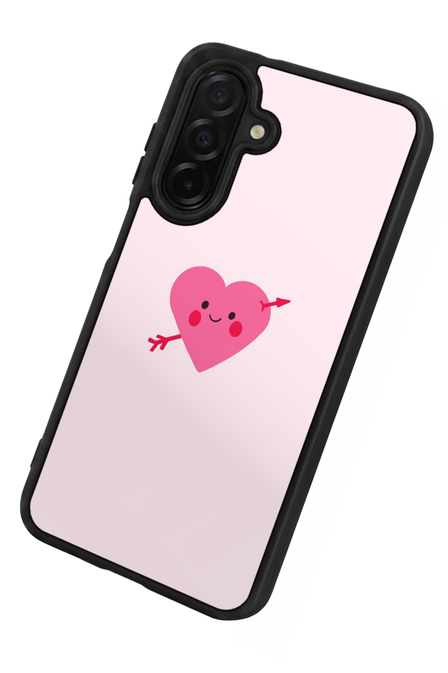 Samsung Galaxy A56 Uyumlu Kalp Love Tasarımlı Glossy Premium Kılıf