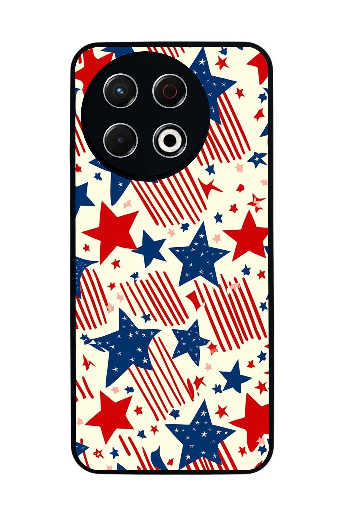Tecno Spark 30 Pro Uyumlu Retro Yildizlar Tasarımlı Glossy Premium Kılıf
