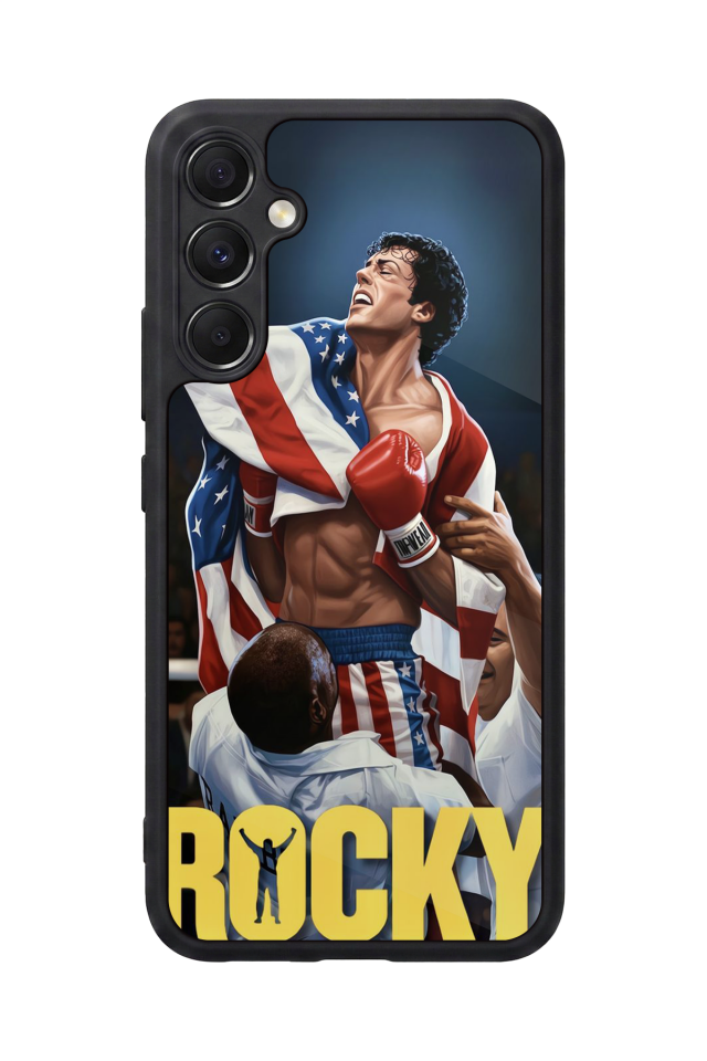 Samsung Galaxy M34 Uyumlu Rocky Tasarımlı Glossy Premium Kılıf