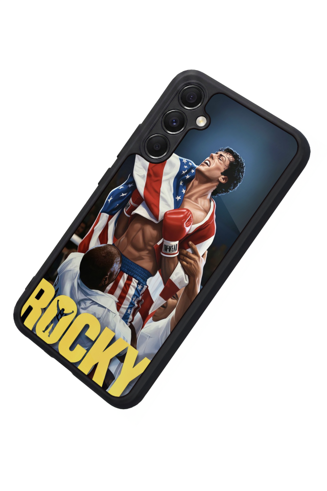 Samsung Galaxy M34 Uyumlu Rocky Tasarımlı Glossy Premium Kılıf