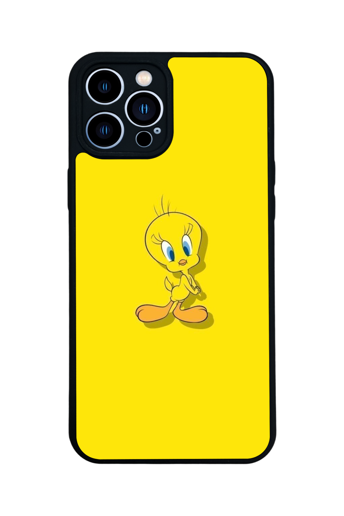 iPhone 13 Pro Max Uyumlu Tweety Tasarımlı Glossy Premium Kılıf