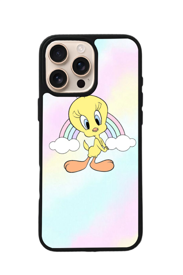 iPhone 14 Pro Max Uyumlu Tweety Tasarımlı Glossy Premium Kılıf