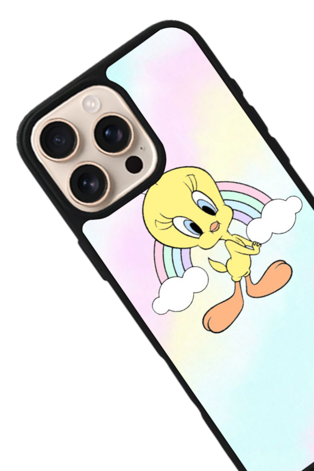 iPhone 14 Pro Max Uyumlu Tweety Tasarımlı Glossy Premium Kılıf
