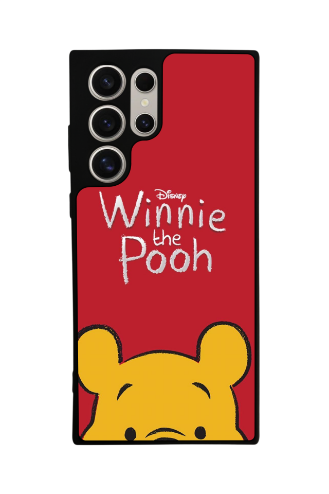 Samsung Galaxy S22 Ultra Uyumlu Winnie Tasarımlı Glossy Premium Kılıf