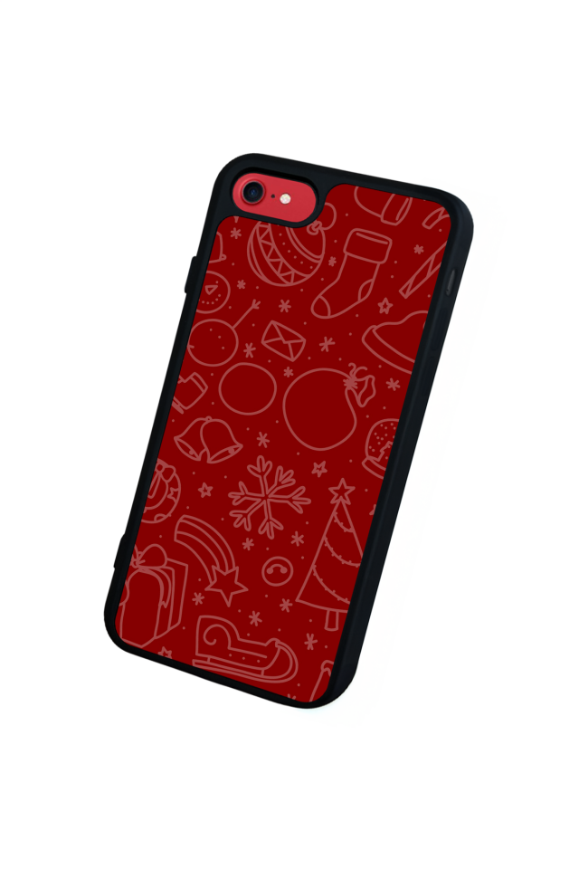 iPhone SE Uyumlu Yilbasi Christmas Tasarımlı Glossy Premium Kılıf