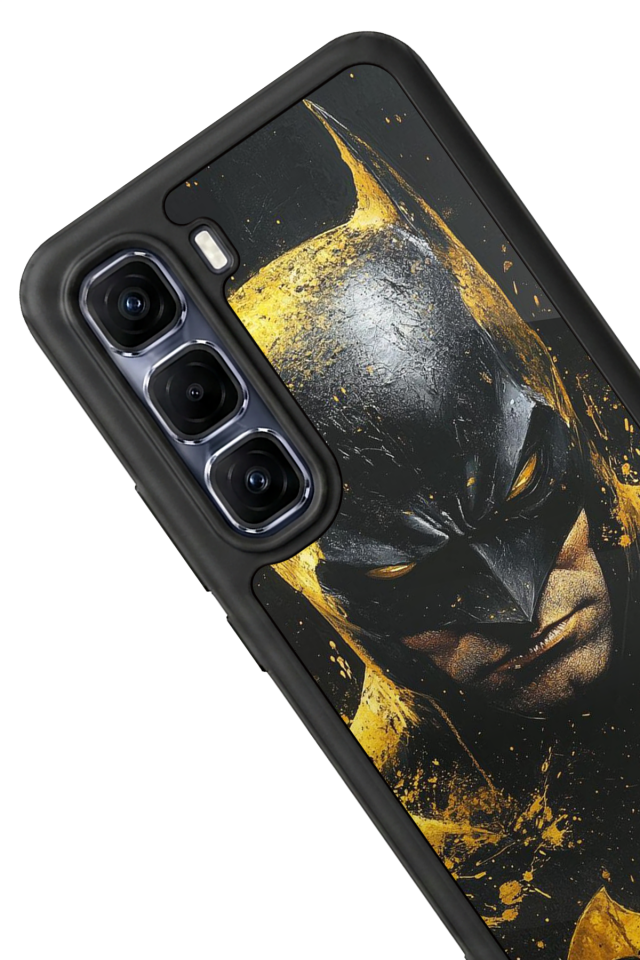 Infinix Hot 60 Pro Plus Uyumlu Batman Tasarımlı Glossy Premium Kılıf