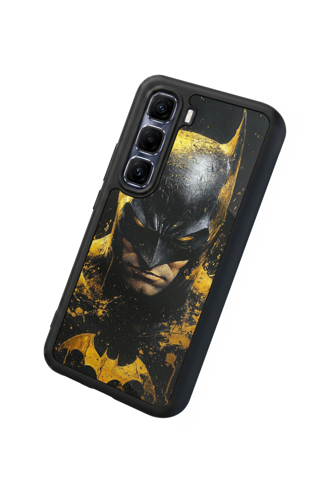 Infinix Hot 60 Pro Plus Uyumlu Batman Tasarımlı Glossy Premium Kılıf