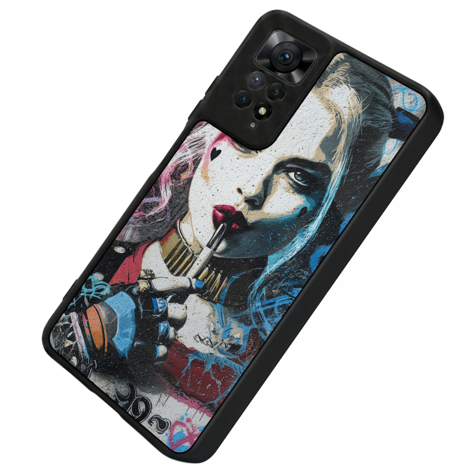 Xiaomi Redmi Note 12 Pro Uyumlu HarleyQueen Tasarımlı Glossy Premium Kılıf