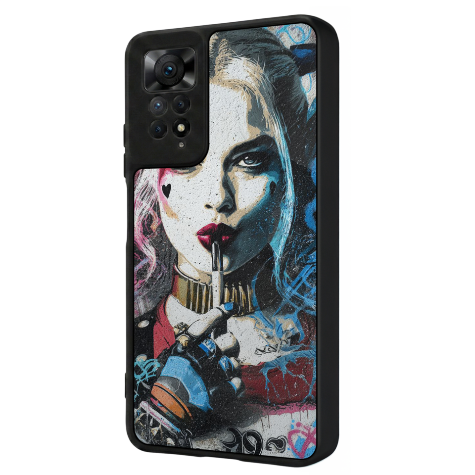Xiaomi Redmi Note 12 Pro Uyumlu HarleyQueen Tasarımlı Glossy Premium Kılıf