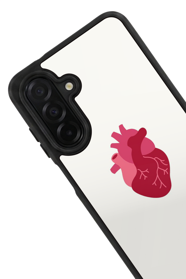 Samsung Galaxy A56 Uyumlu Kalp Love Tasarımlı Glossy Premium Kılıf