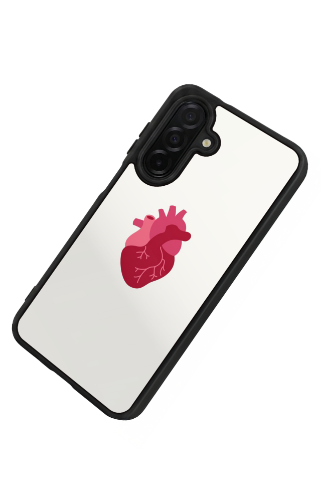 Samsung Galaxy A56 Uyumlu Kalp Love Tasarımlı Glossy Premium Kılıf