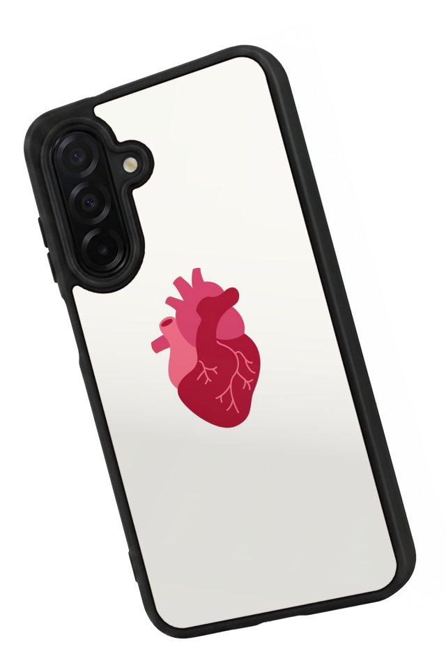 Samsung Galaxy A56 Uyumlu Kalp Love Tasarımlı Glossy Premium Kılıf