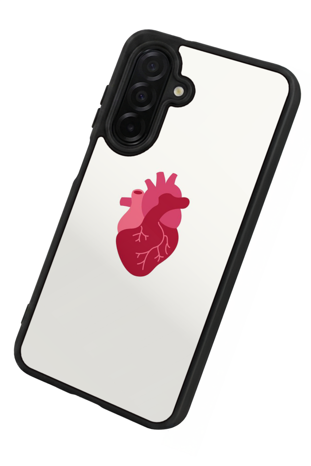 Samsung Galaxy A56 Uyumlu Kalp Love Tasarımlı Glossy Premium Kılıf