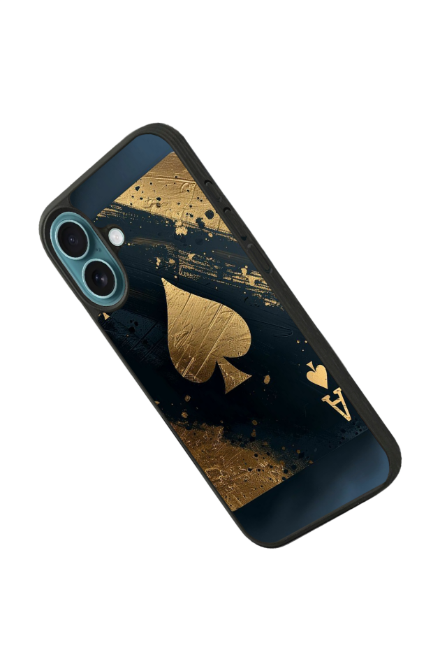 iPhone 16 Plus Uyumlu Kart Tasarımlı Glossy Premium Kılıf