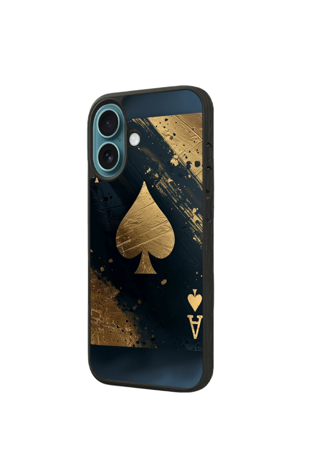 iPhone 16 Plus Uyumlu Kart Tasarımlı Glossy Premium Kılıf