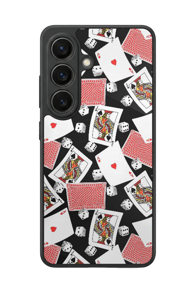 Samsung Galaxy S26 Uyumlu Kart Tasarımlı Glossy Premium Kılıf