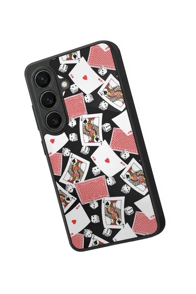 Samsung Galaxy S26 Uyumlu Kart Tasarımlı Glossy Premium Kılıf