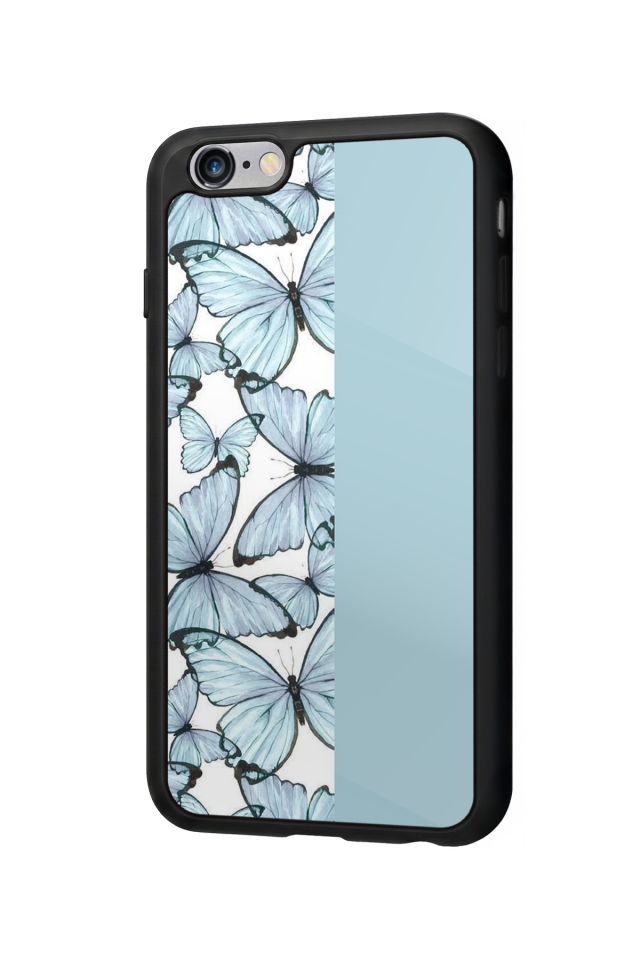 iPhone 6 Plus Uyumlu Kelebek Tasarımlı Glossy Premium Kılıf