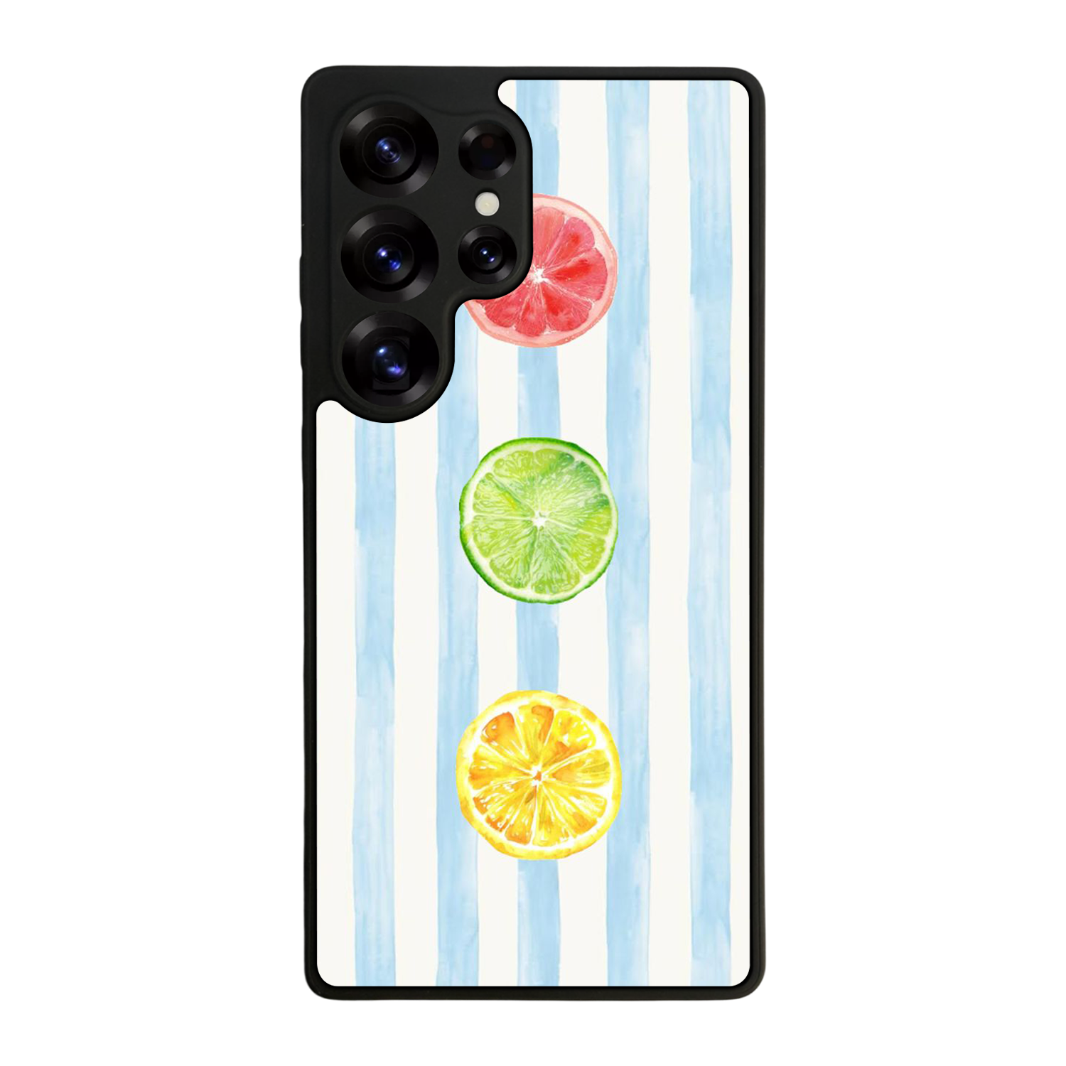Samsung Galaxy S25 Ultra Uyumlu Limon Tasarımlı Glossy Premium Kılıf