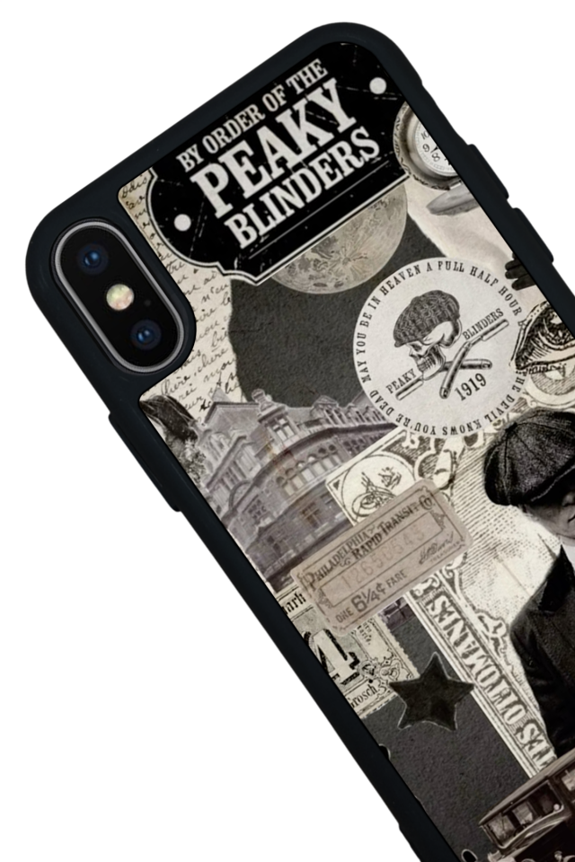 iPhone X/ XS Uyumlu Peaky Blinders Tasarımlı Glossy Premium Kılıf