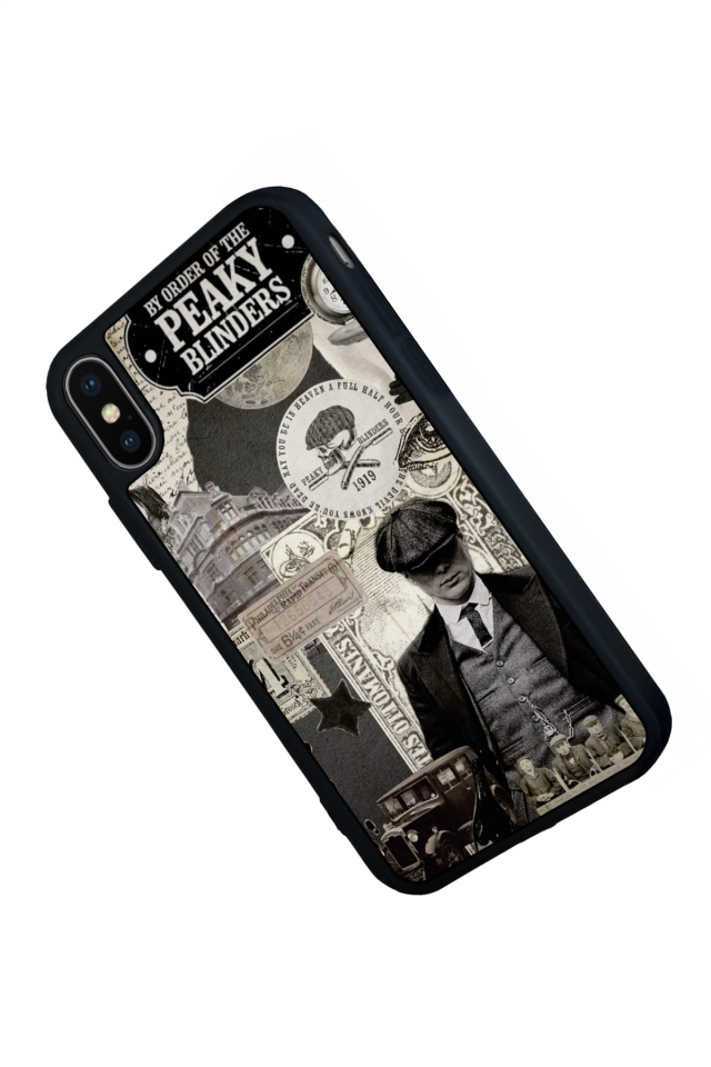 iPhone X/ XS Uyumlu Peaky Blinders Tasarımlı Glossy Premium Kılıf