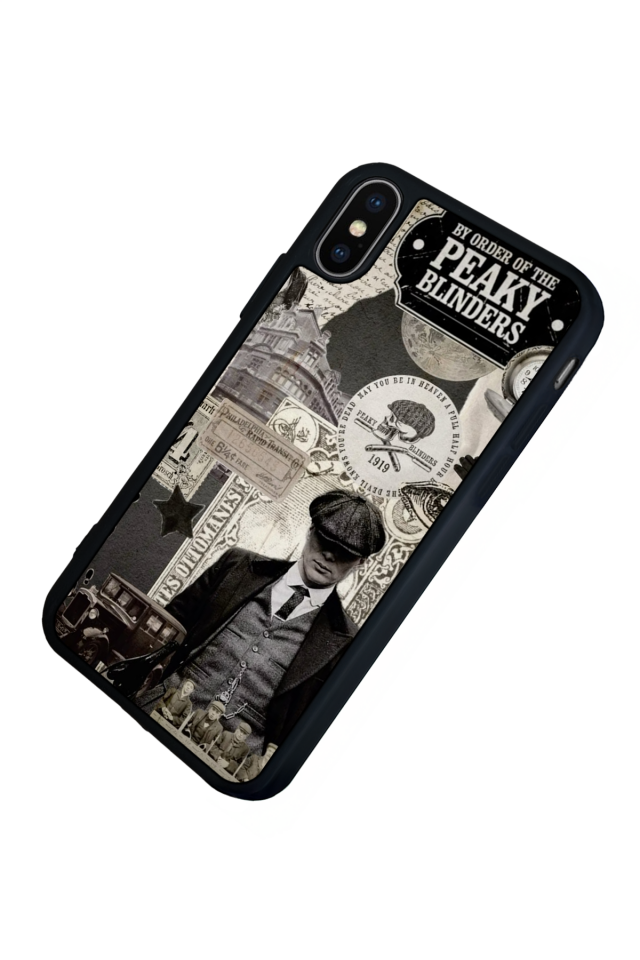 iPhone X/ XS Uyumlu Peaky Blinders Tasarımlı Glossy Premium Kılıf