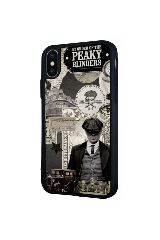 iPhone X/ XS Uyumlu Peaky Blinders Tasarımlı Glossy Premium Kılıf