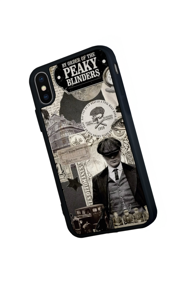 iPhone X/ XS Uyumlu Peaky Blinders Tasarımlı Glossy Premium Kılıf