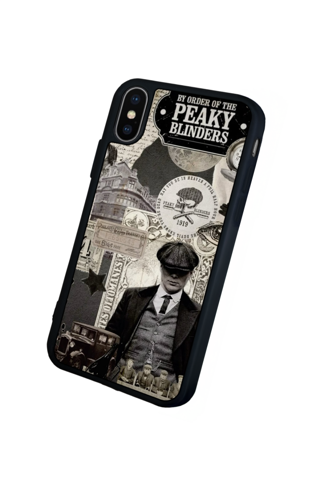 iPhone X/ XS Uyumlu Peaky Blinders Tasarımlı Glossy Premium Kılıf