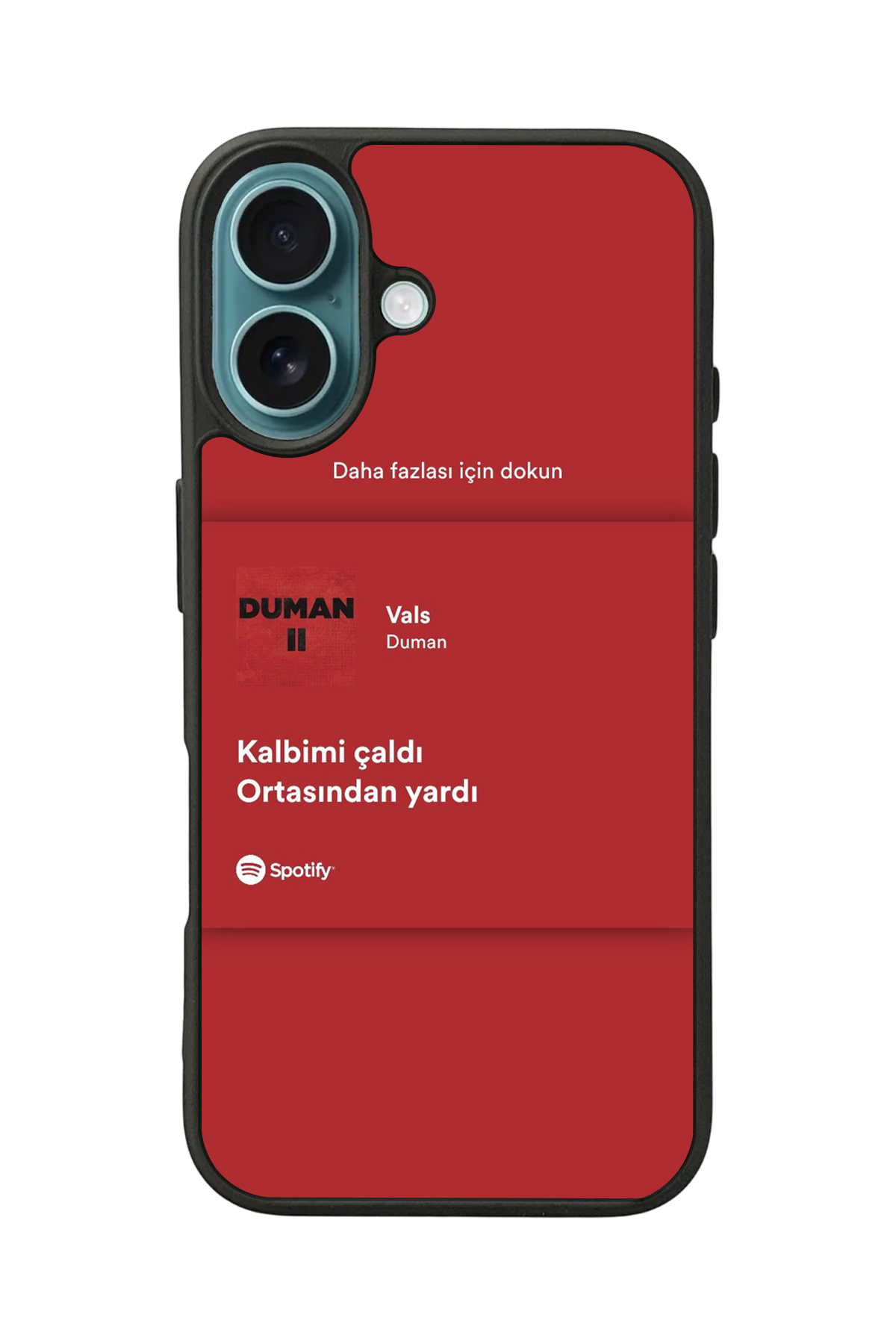 iPhone 16 Uyumlu Sarki Sozleri Tasarımlı Glossy Premium Kılıf