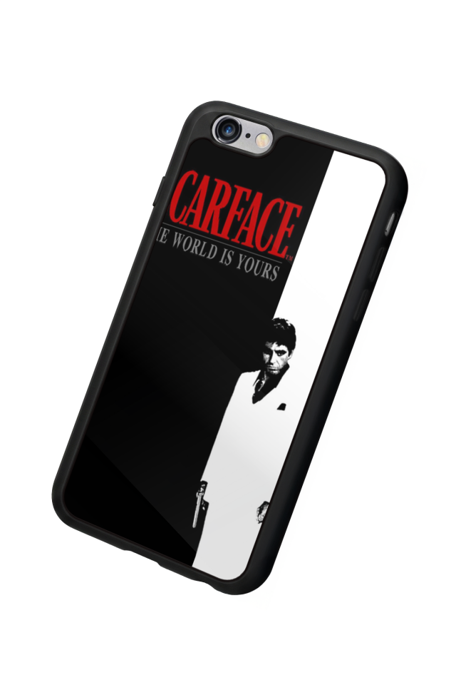 iPhone 6s Plus Uyumlu Scarface Tasarımlı Glossy Premium Kılıf