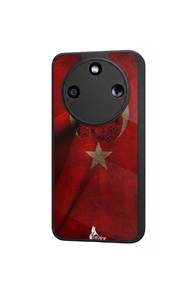 Honor Magic 8 Lite Uyumlu Türk Bayragi Tasarımlı Glossy Premium Kılıf