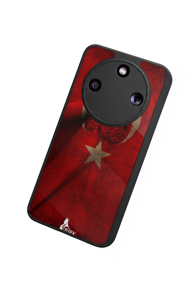 Honor Magic 8 Lite Uyumlu Türk Bayragi Tasarımlı Glossy Premium Kılıf