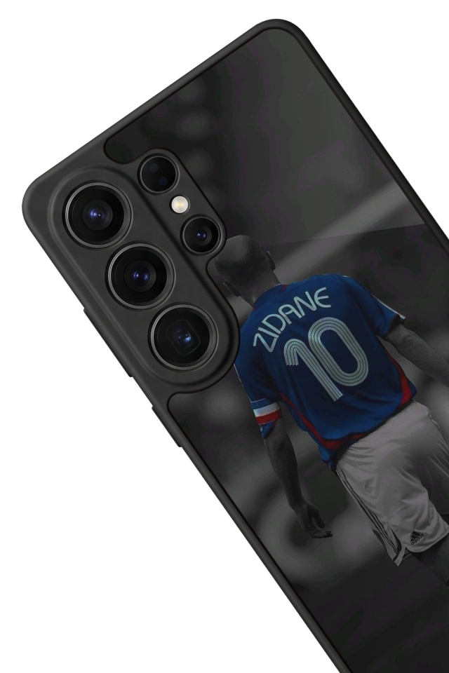 Samsung Galaxy S26 Ultra Uyumlu Zidane Tasarımlı Glossy Premium Kılıf