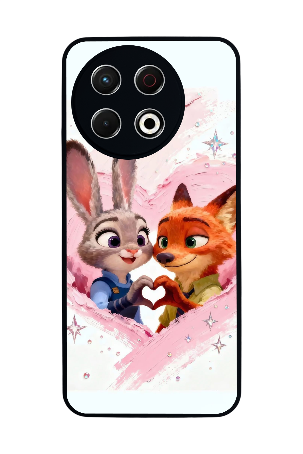 Tecno Spark 30 Pro Uyumlu Zootropolis Tasarımlı Glossy Premium Kılıf