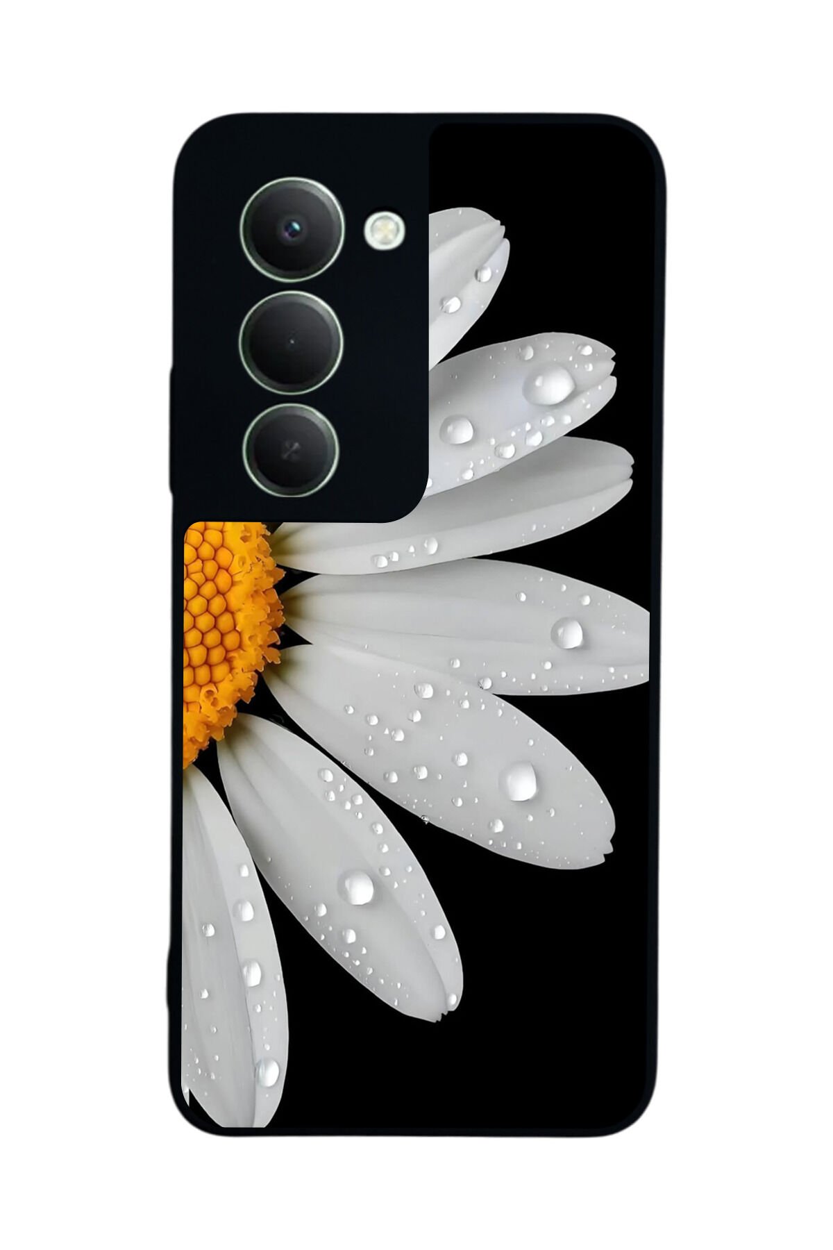 Xiaomi Redmi 15 5G Uyumlu Papatya Tasarımlı Glossy Premium Kılıf