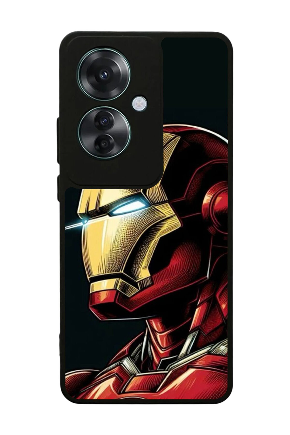 Oppo Reno 11F Uyumlu Iron Man ( Demir Adam ) Tasarımlı Glossy Premium Kılıf
