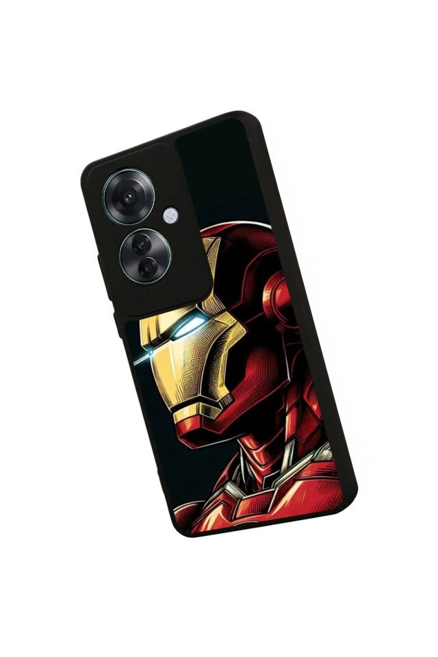 Oppo Reno 11F Uyumlu Iron Man ( Demir Adam ) Tasarımlı Glossy Premium Kılıf