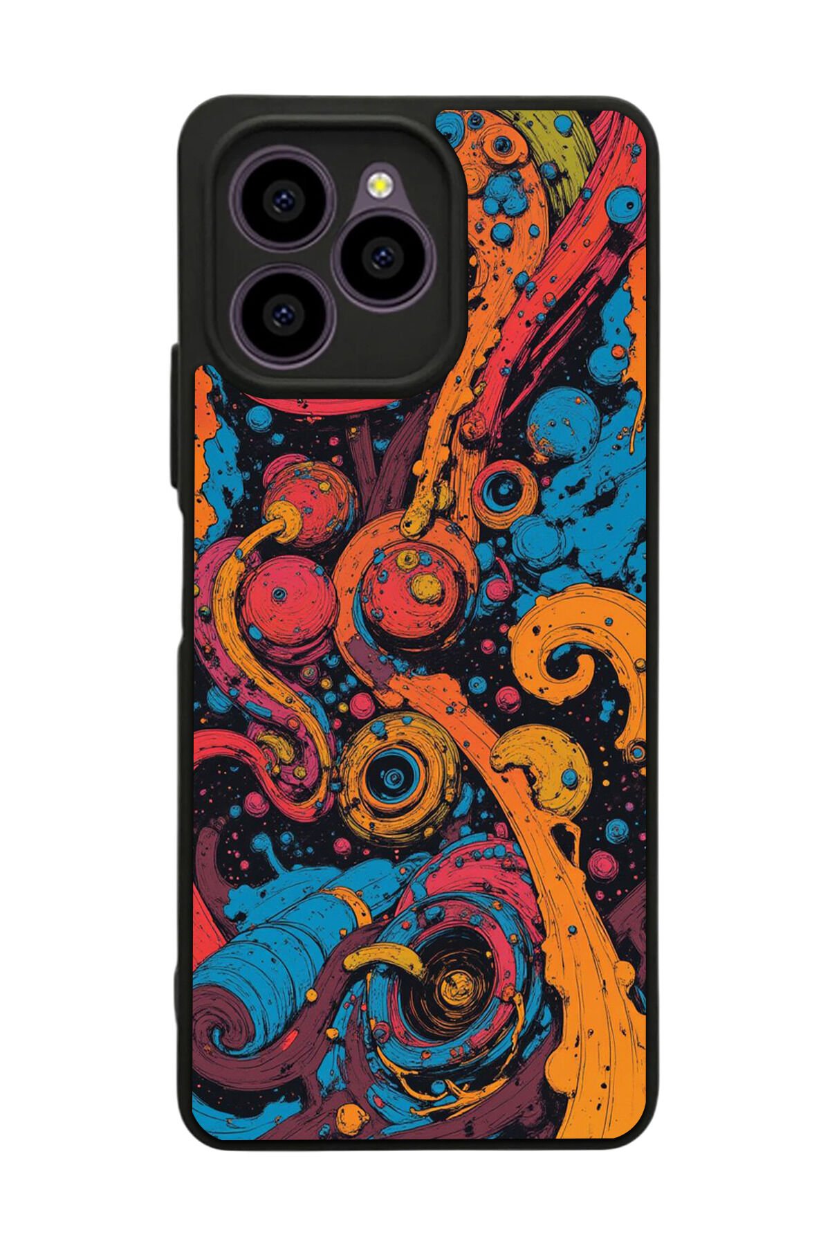 Omix X6 Uyumlu Abstract Tasarımlı Glossy Premium Kılıf