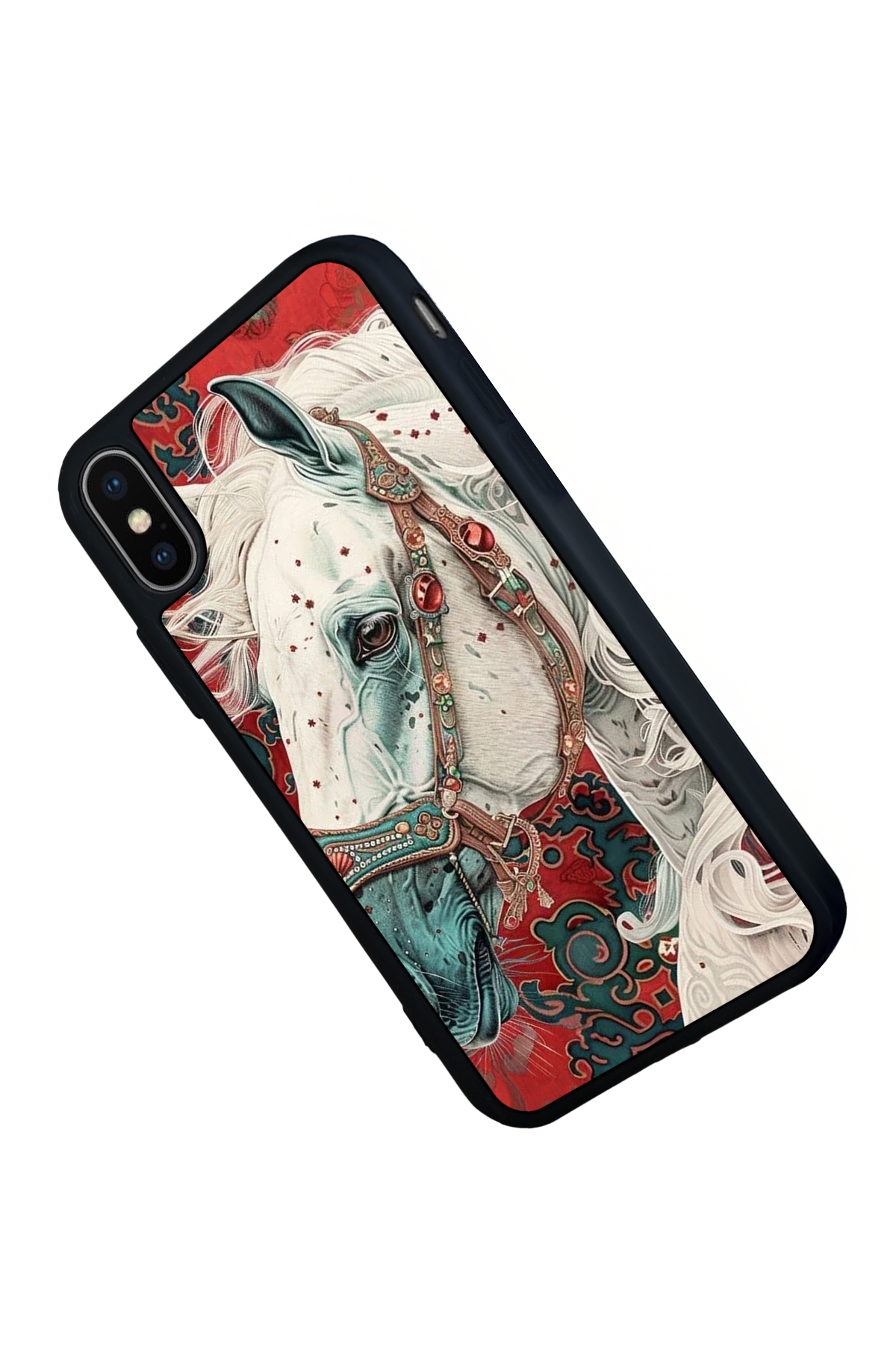 iPhone XS Max Uyumlu At Horse Tasarımlı Glossy Premium Kılıf