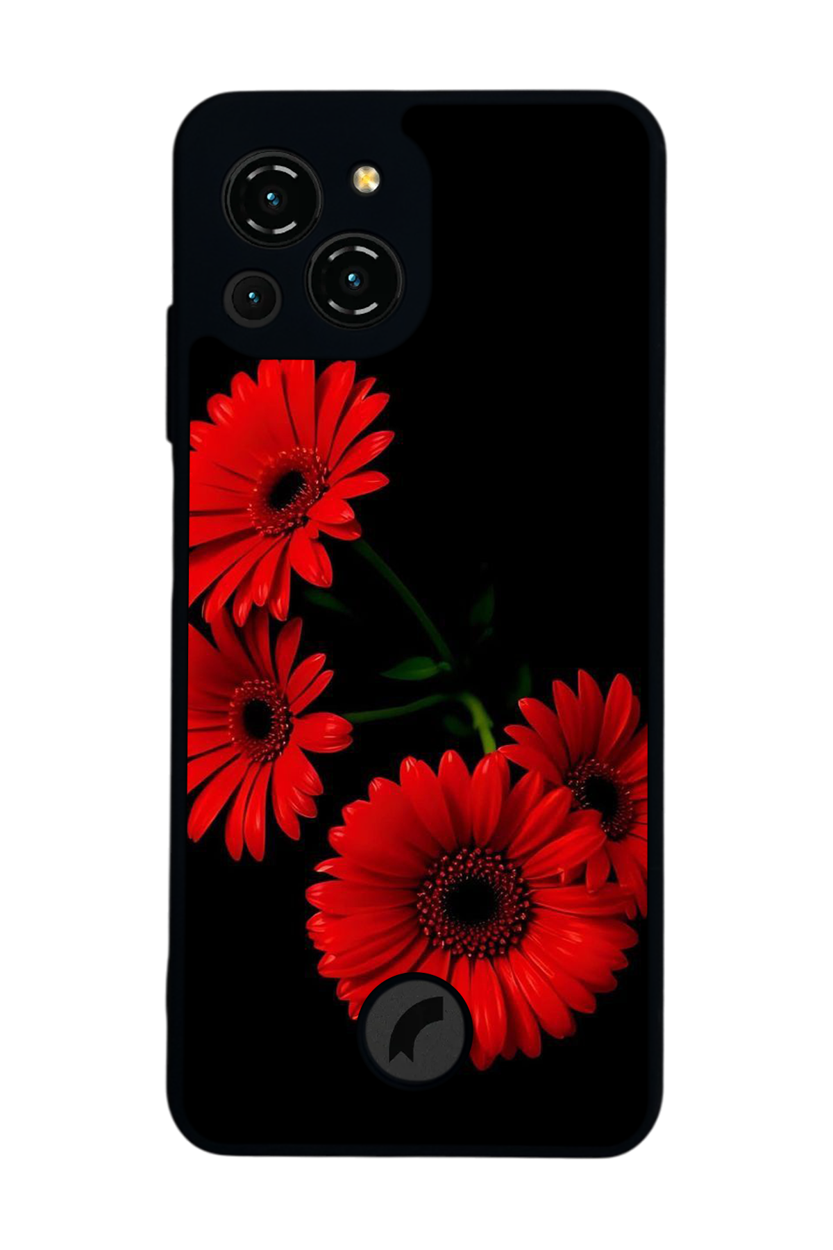 Reeder S23 Pro Max Uyumlu Cicek Tasarımlı Glossy Premium Kılıf