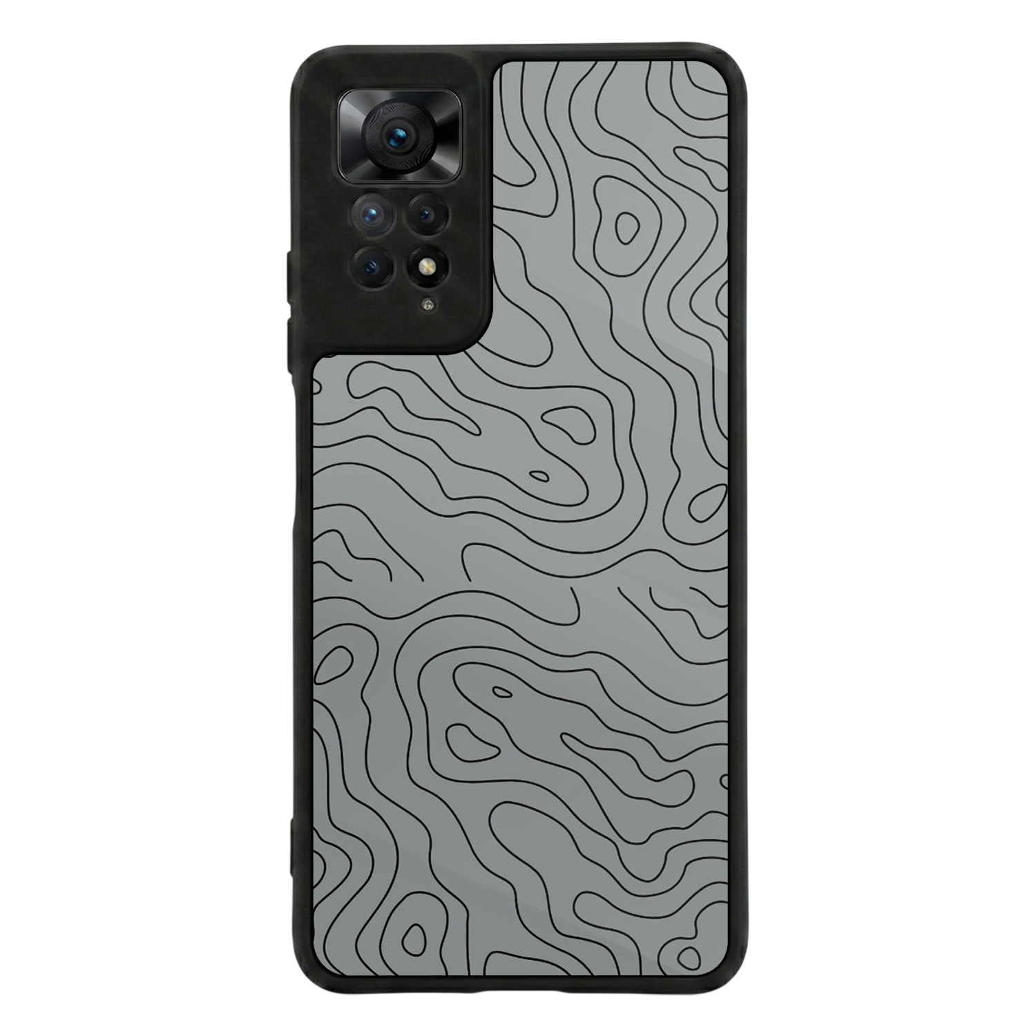 Xiaomi Redmi Note 11 Pro Uyumlu Çizgi Sanatı Tasarımlı Glossy Premium Kılıf