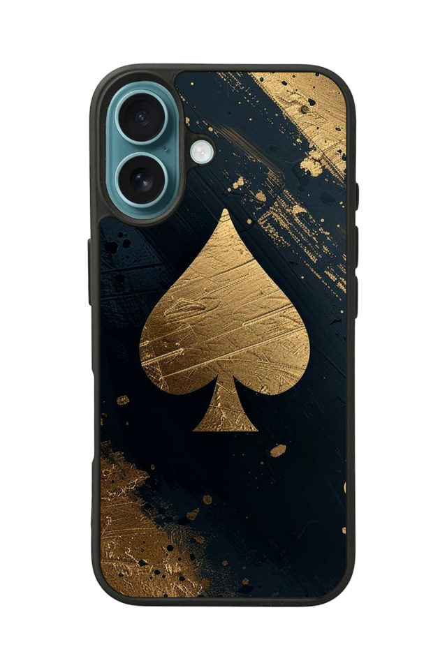 iPhone 16 Plus Uyumlu Kart Tasarımlı Glossy Premium Kılıf