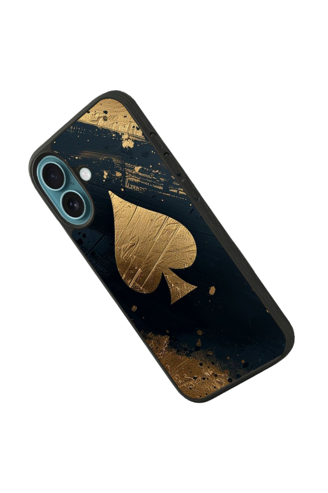 iPhone 16 Plus Uyumlu Kart Tasarımlı Glossy Premium Kılıf