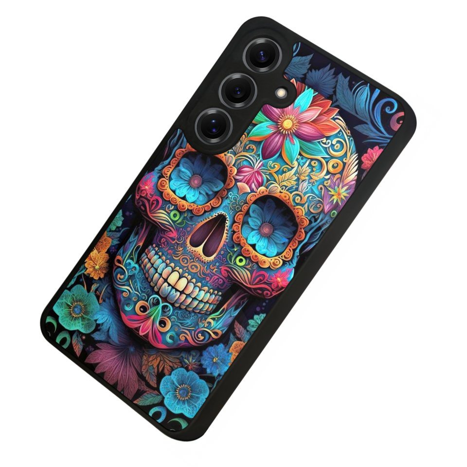 Samsung Galaxy S25 Uyumlu KuruKafa Tasarımlı Glossy Premium Kılıf