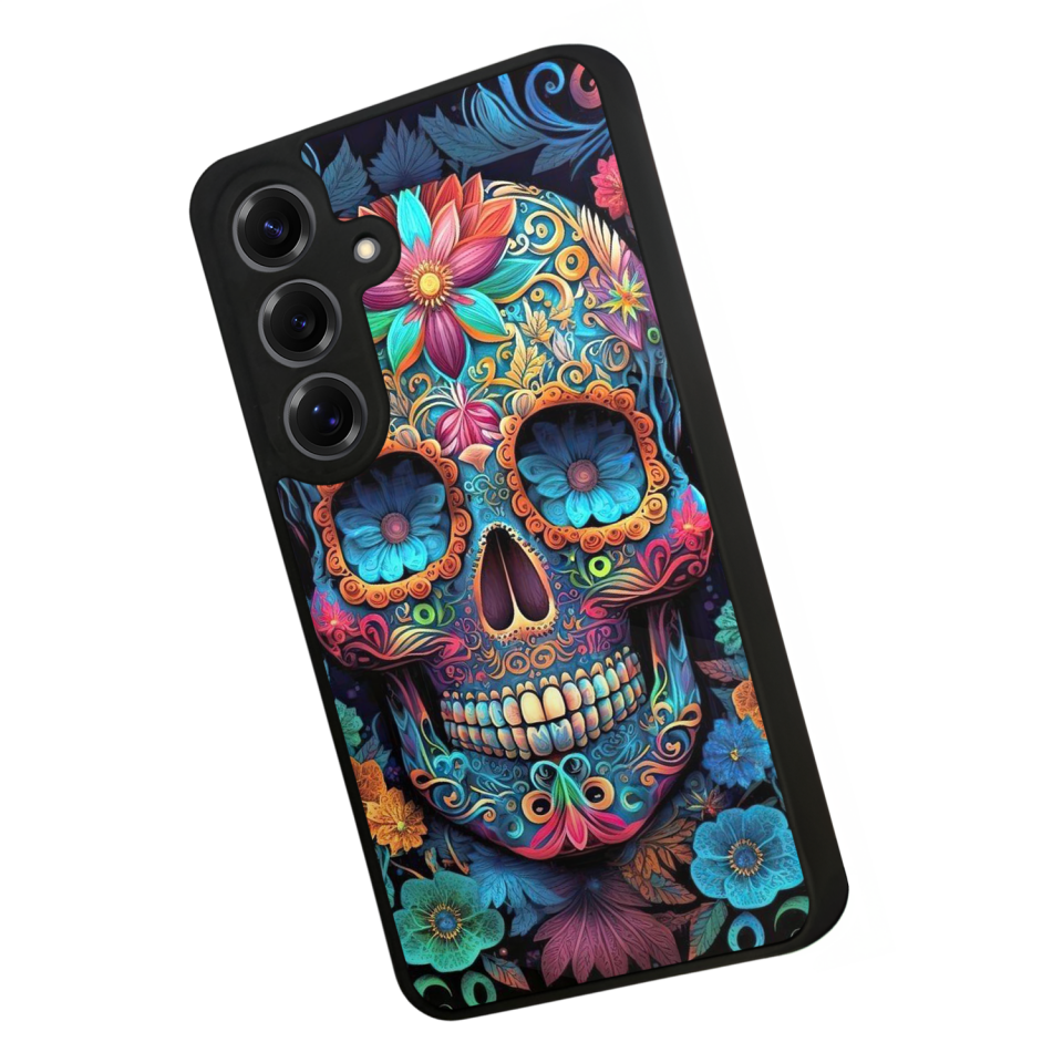 Samsung Galaxy S25 Uyumlu KuruKafa Tasarımlı Glossy Premium Kılıf