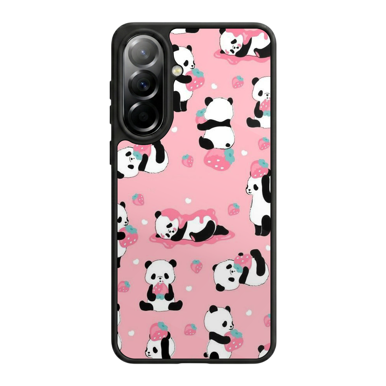 Samsung Galaxy A37 Uyumlu Panda Tasarımlı Glossy Premium Kılıf