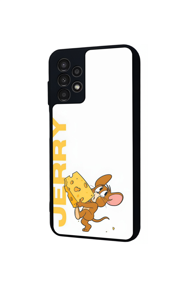 Samsung Galaxy A23 Uyumlu Tom And Jerry Tasarımlı Glossy Premium Kılıf